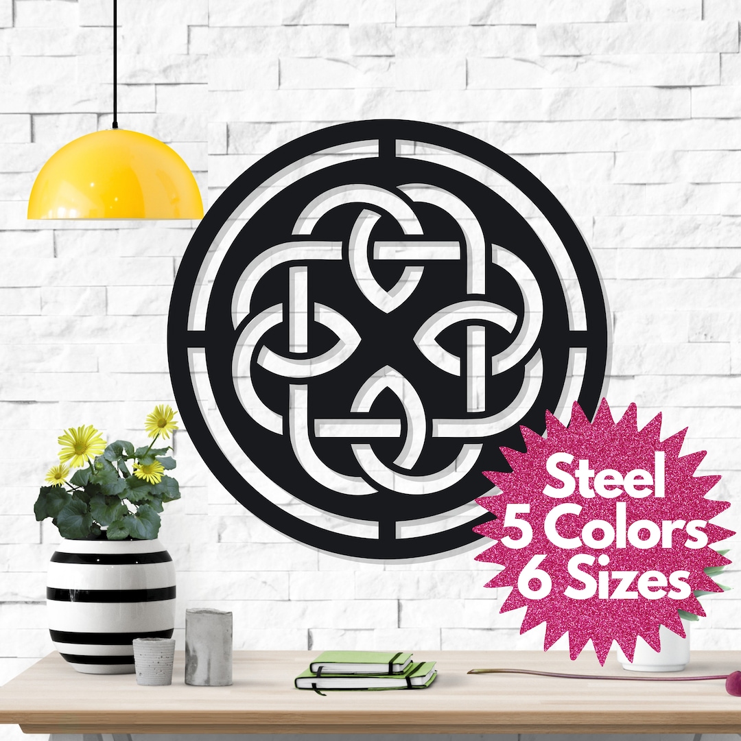 Celtic Metal Art, Celtic Knot, Irish Art, Irish Metal Art, Irish Steel Art, Steel Celtic Knot