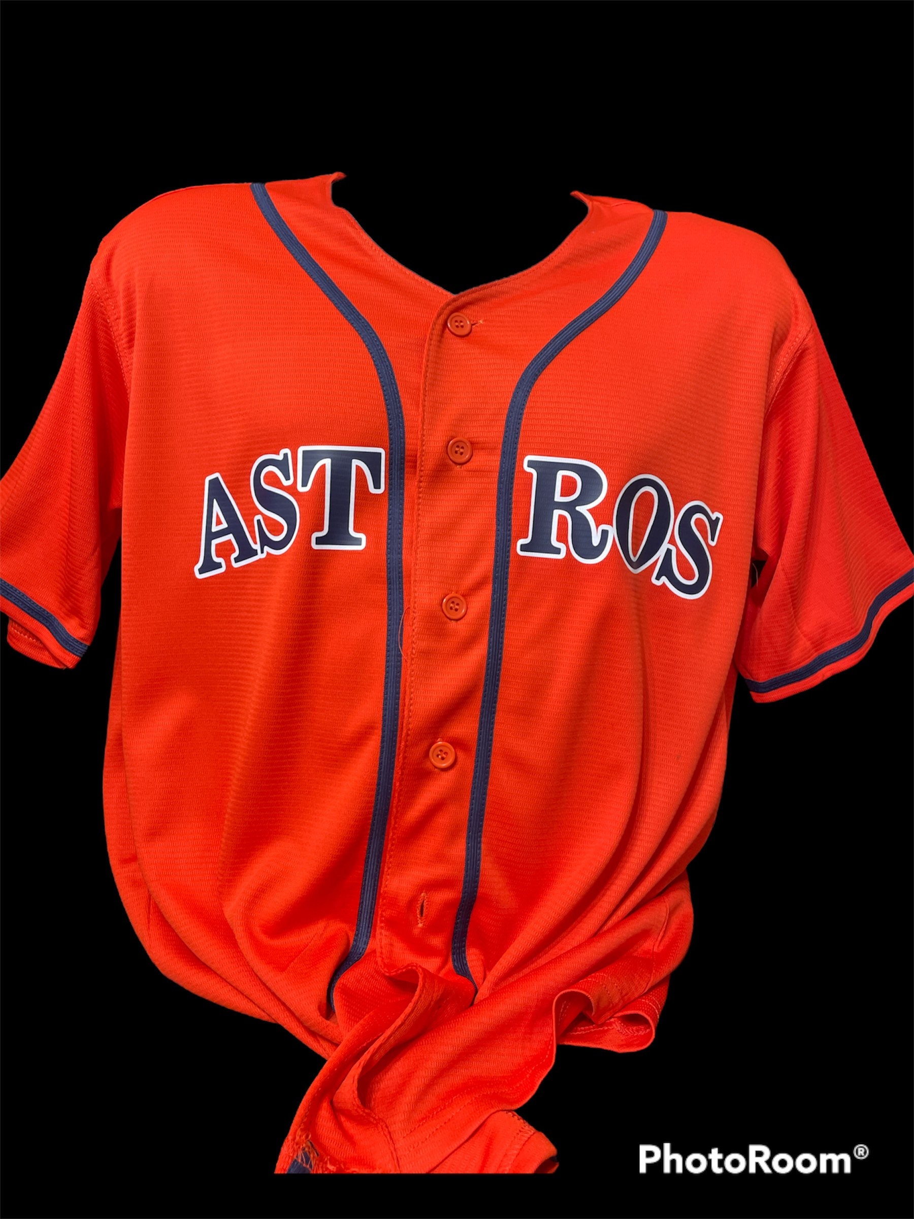 Astros 2023 Champions Orange Gold Custom Jersey - All Stitched