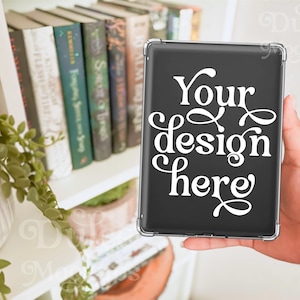 Kindle Mockup Kindle Clear Case Mockup Tablet Sticker Mockup Kindle Mockup E-book E-Reader Stickers Template Tablet Mockup Decal Mockup