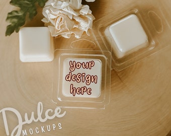 Single Cube Mockup Mini Wax Melt Mockup 1 oz. Sample Mockup Wax Melts Mockup Farmhouse Mockup Boho Mockup Summer Mockup Soy Wax Melts Mockup