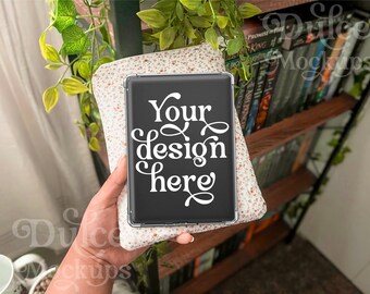 Kindle Mockup Kindle Clear Case Mockup Tablet Sticker Mockup Kindle Mockup E-book E-Reader Stickers Template Tablet Mockup Decal Mockup