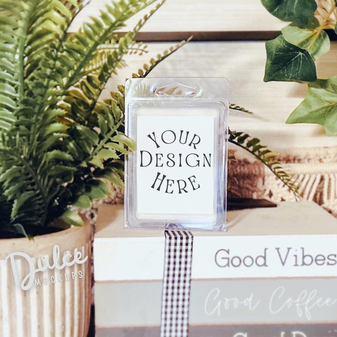 White Wax Melt Mockup Wax Tart Mockup Clamshell Mockup Sticker - Etsy