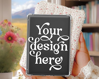 Kindle Sticker Mockup E-book E-Reader Stickers Template Tablet Mockup Cute Sticker Mockup Decal Mockup E-Reader Kindle Mockup Bookish Merch