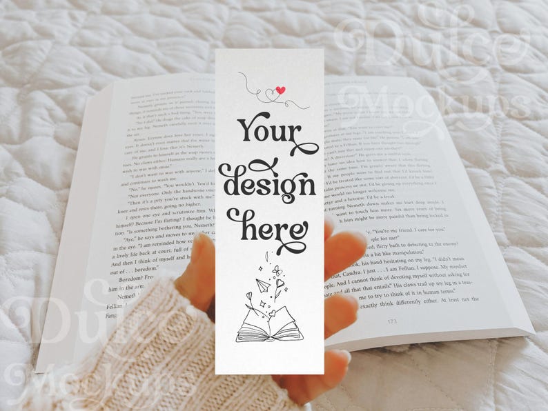 Bookmark Cursive Mockup Bookmark Mockup 2x6 Bookmark Blank Bookmark Stationary Mockup ...