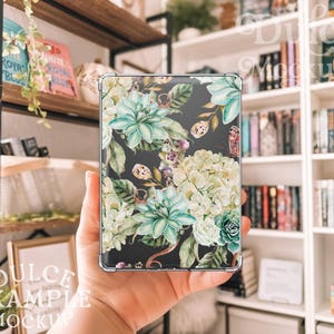Clear Kindle Case Mockup Sticker Mockup E-book Bookshelf E-Reader Drag & Drop Stickers Template Cute Sticker Mockup Decal Mockup E-Reader image 6
