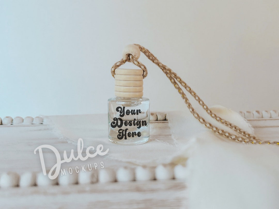 Car Diffuser Mockup Label Template Canva Mockup Car Air Freshener ...