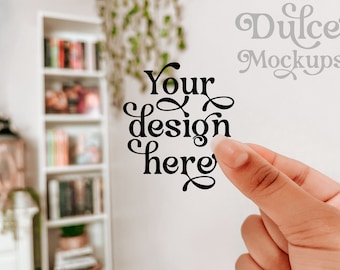 Holding Sticker Mockup Canva Mockup Hand Holding Mockup Hand Mockup Adjustable Editable Canva Template Finger Mockup Photoshop Canva Mockup