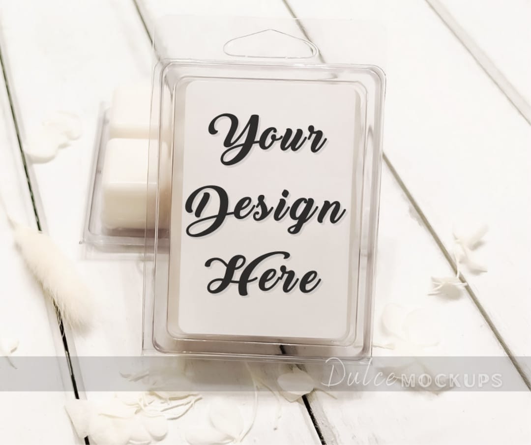 White Wax Melt Mockup Tart Mockup Candle Wax Melts Mockup Simple Mockup