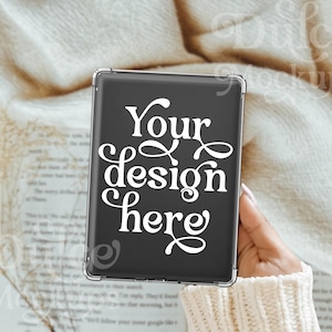 Kindle Case Mockup Sticker Mockup E-book E-Reader Stickers Template Tablet Mockup Cute Sticker Mockup Decal Mockup E-Reader Kindle Mockup