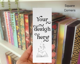 Mockup Bookmark Mockup Bookmark Bundle Blank Bookmark Stationary Mockup Card Mockup Canva Bookmark Mockup Square and Round Corners