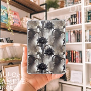 Clear Kindle Case Mockup Sticker Mockup E-book Bookshelf E-Reader Drag & Drop Stickers Template Cute Sticker Mockup Decal Mockup E-Reader image 5