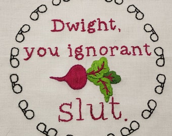Dwight Schrute - The Office Embroidery Pattern