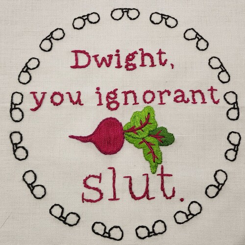 Dwight Schrute - The Office Embroidery Pattern