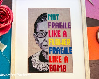 RBG Cross Stitch Pattern