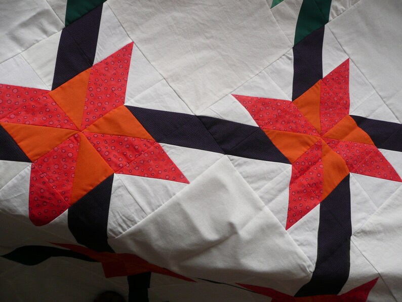 Unfinished Quilt Top 84 X 70 Etsy