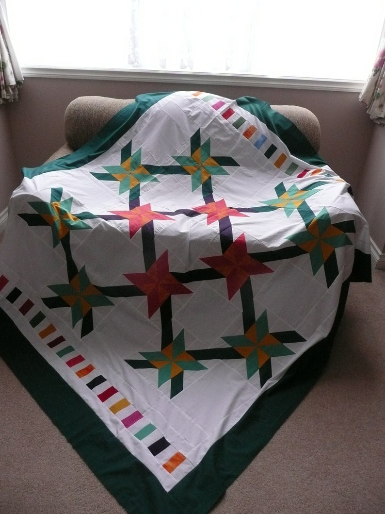 Unfinished Quilt Top 84 X 70 Etsy