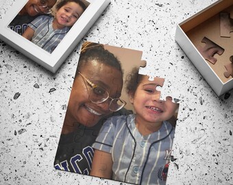 Custom Photo Puzzle, Personalized 30-Piece Jigsaw Puzzle Gift for Children, Children's Activity Set, Personalized Puzzle for Kids,