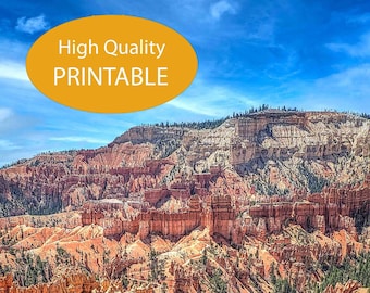 Bryce Canyon** Utah**Hoodoos**Red Rock**Digital Image**Wall Art**West Coast**National Park Utah**Landscape & Scenery