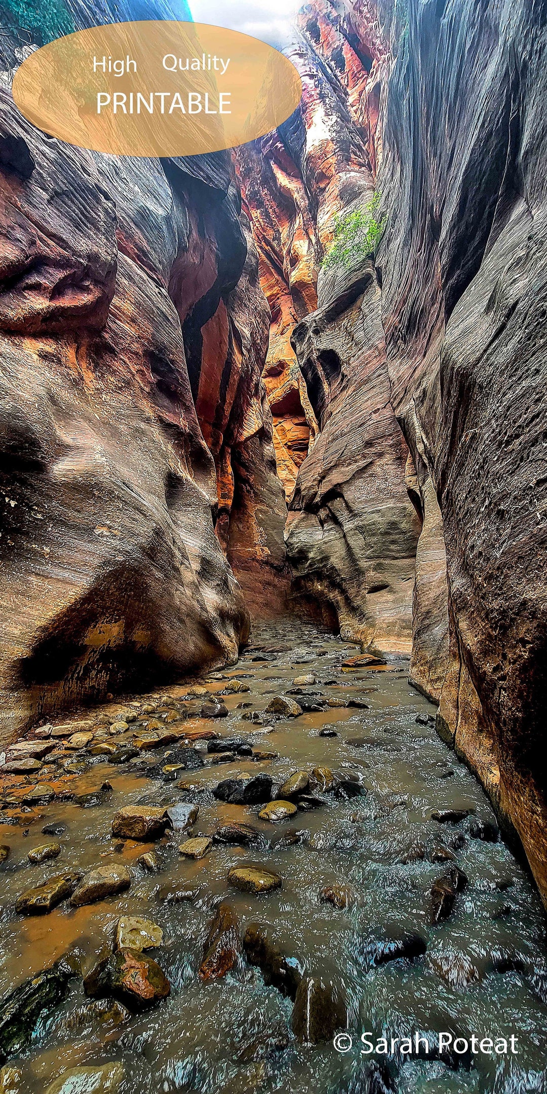 Kanarra Falls, Utah digital Download Kanarra Falls Hiking Original