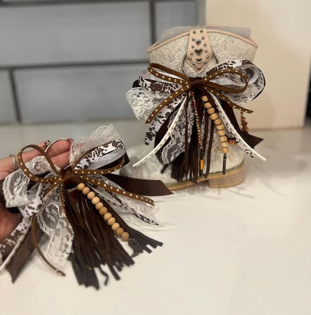 BOOT BOW CHARM - Etsy
