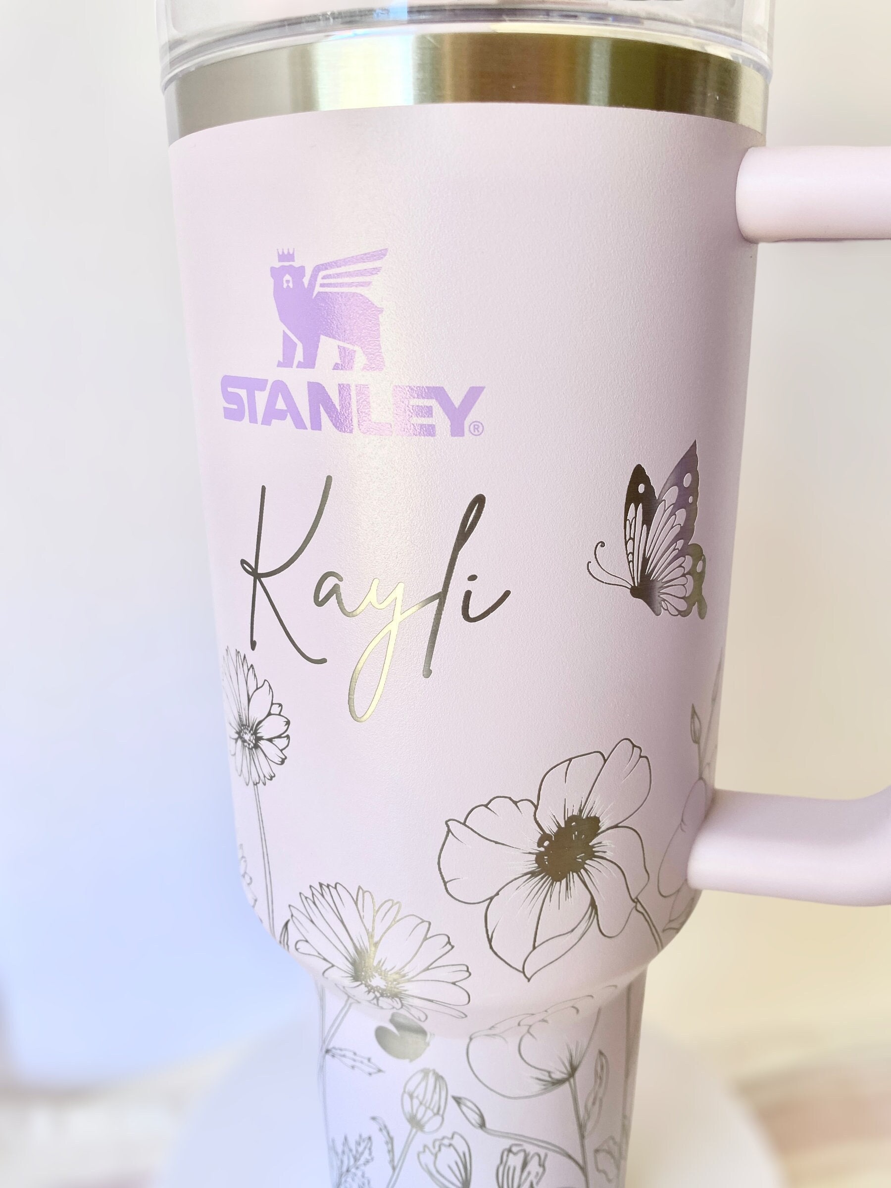 Orchid Stanley cup in 2023  Cute coffee cups, Trendy water bottles, Purple  decor