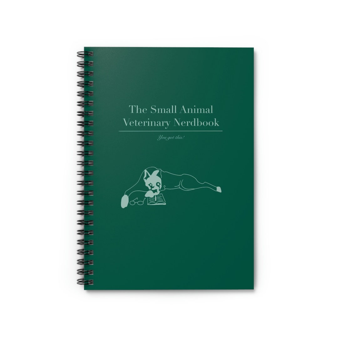 Small Animal Veterinary Nerdbook Notebook Veterinary Medicine Etsy