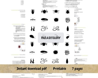 Small animal parasitology VetTech VetMed study notes