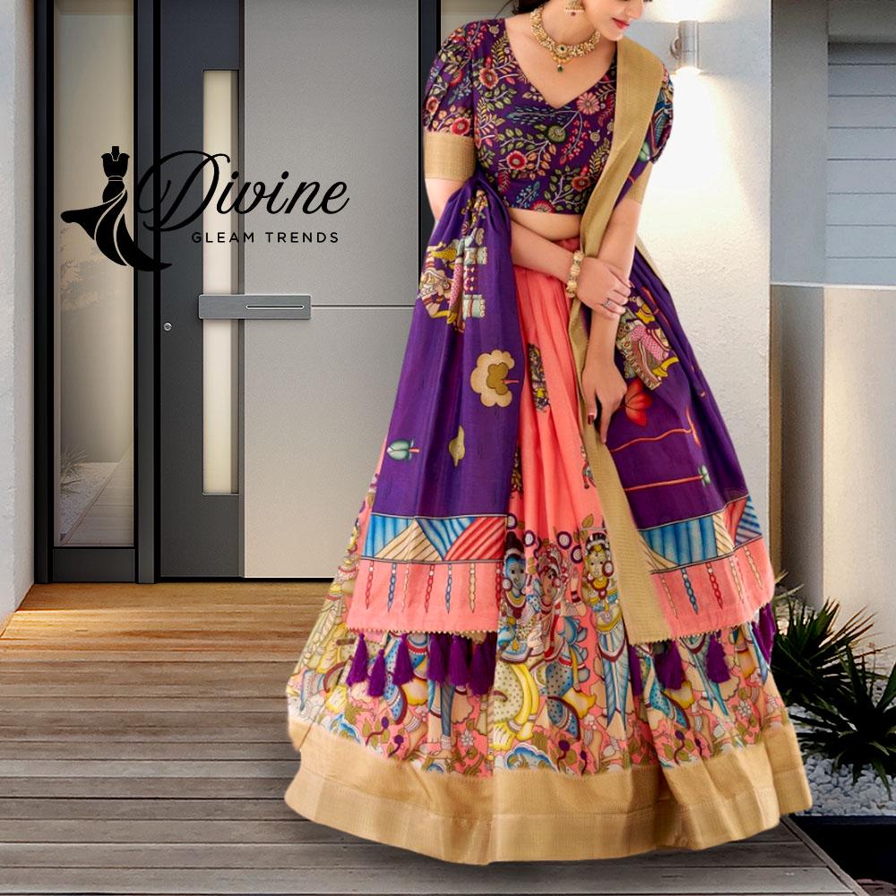 white christmas dresses Pen Kalamkari Silk Dress – myRiti