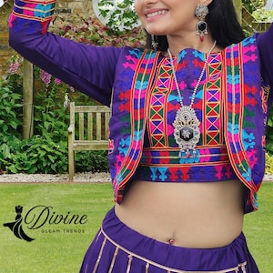 New pure cotton Navratri Chaniya Choli for Women with Real Mirror Work , Full Stitch Lehenga Choli for Navratri, Women Garba Dresses