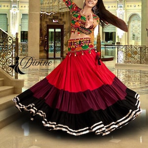 Mirror Work Navratri Chaniya Choli: Indian Garba Dress