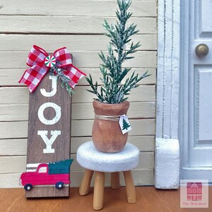 Dollhouse Christmas Tree Decoration , Dollhouse Christmas Tree , Miniature Christmas Tree , Dollhouse Christmas Decorations