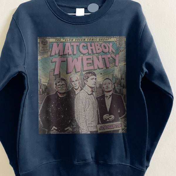 Matchb0x Twenty Comic Shirt 90S Vintage Book Art Matchb0x 20 Tour 2023 Album Sweatshirt Graphic Unisex Fan Gift Hoodie