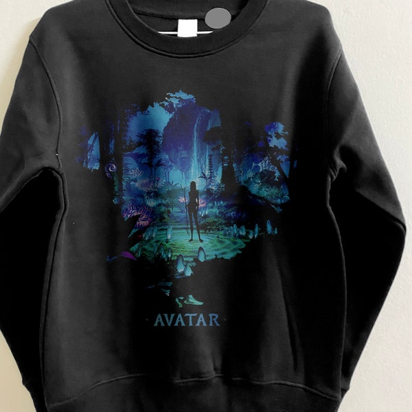 The Way Of Water Avatar 2 T-shirt, Avatar Pandora At Night Sweatshirt, Avatar 2022 Hoodie, Avatar Fan Gift, Avatar Movie Poster T-shirt