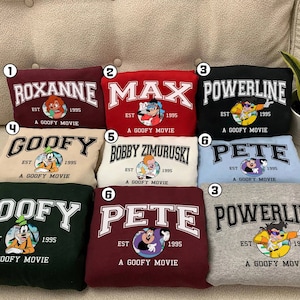 Personalized Vintage A Goofy Movie Characters Group Custom T-shirt, A Goofy Movie Sweatshirt, Goofy And Max Hoodie, Powerline World Tour,