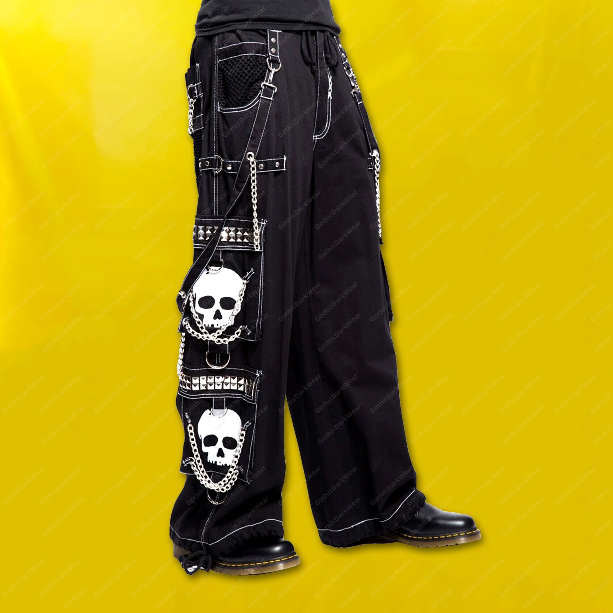 Tripp Super Skull Pants Super Skull Trouser Gothic Cyber Chain Trouser Goth  Jeans Punk Rock Pants Gothic Bondage Trouser Emo Trouser Pant -  Canada