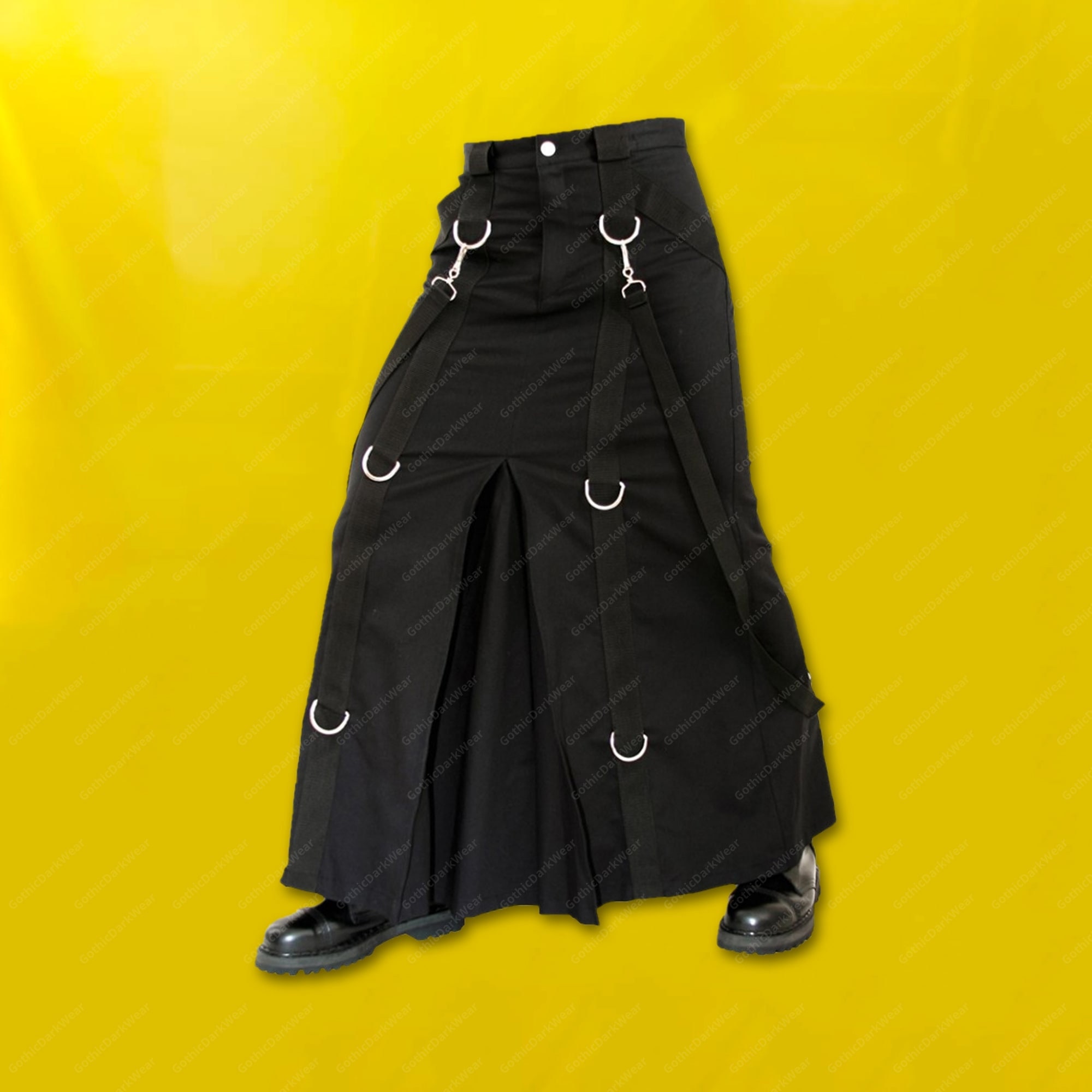 Handmade Modern Style Gothic Skirt Utility Skirt Traditional - Etsy
