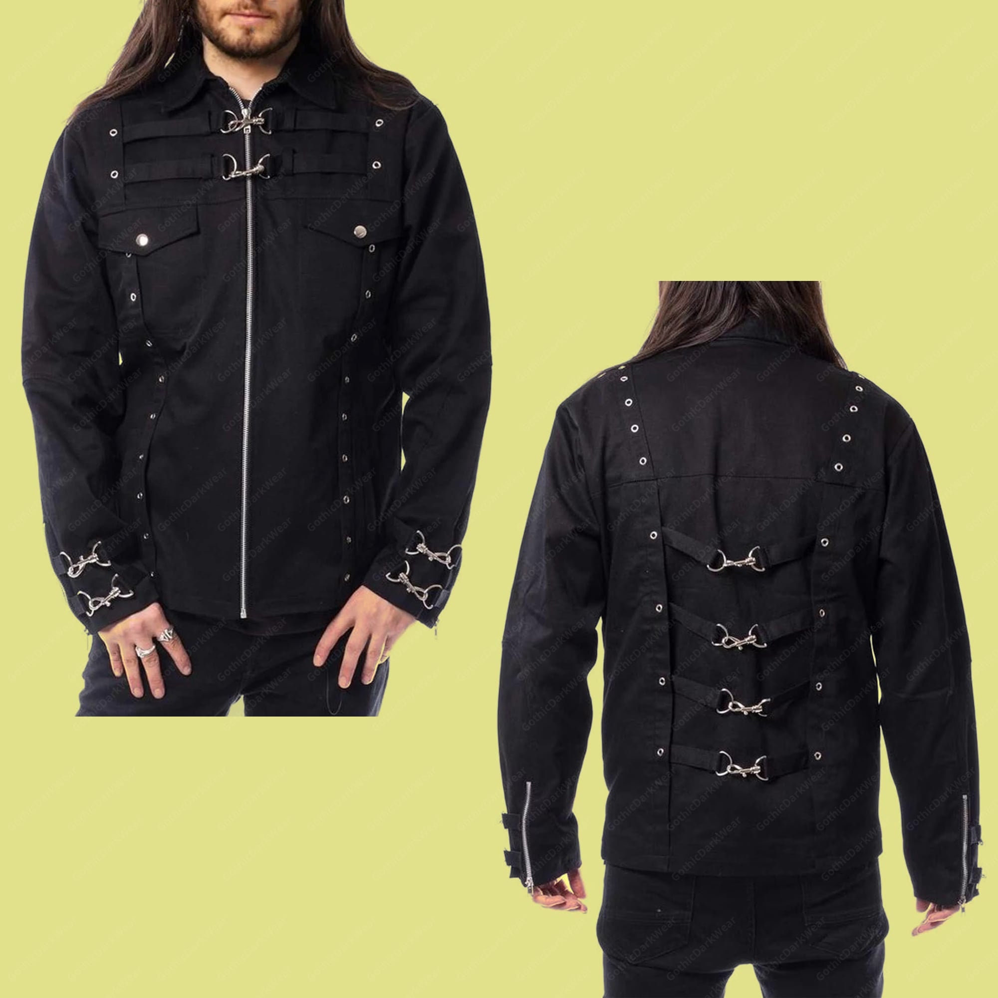 Goth straight jacket sale