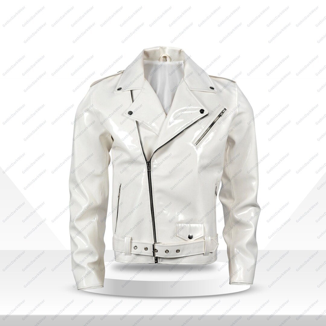 Motorbike Jacket Vinyl PVC Motorcycle Jacket Biker Jacket PCV Fashion