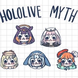Hololive Myth Sticker