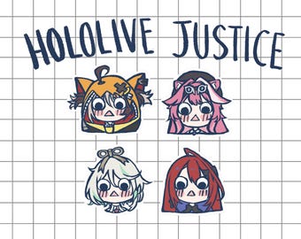 Hololive Justice Holographic Sticker