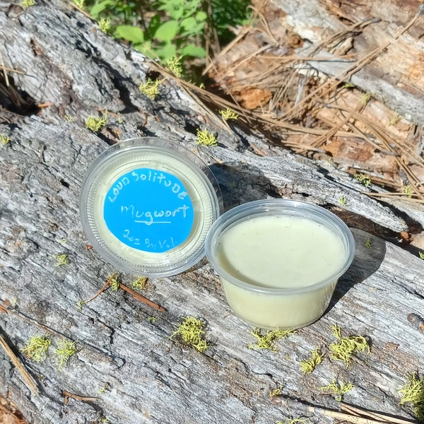 Mugwort Salve Meditation Lucid Dreaming All Natural Handcrafted Herbal Salve Flying Ointment Wiccan Hoodoo Brujeria Trance Work