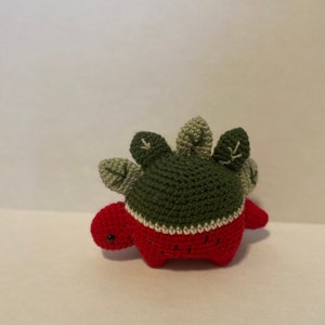 Crocheted Fruity dinosaur