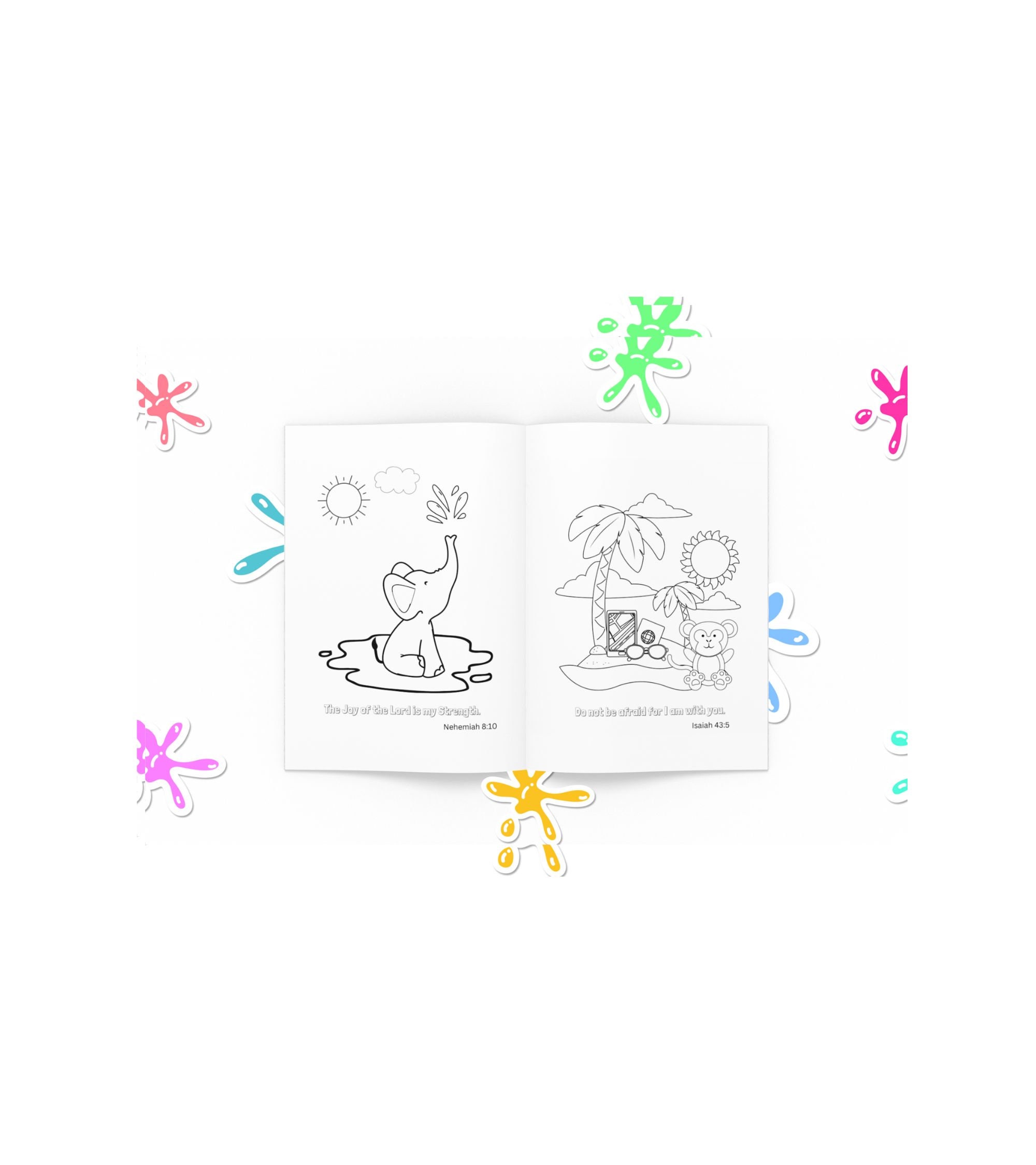 Kids Bible Verse Coloring Pages| Kids Bible Study Coloring| Adventure