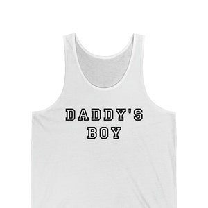 Daddys Boy Tank Top, Gay Tank Top, Gay Shirt, Pride Tank Top, LGBT Shirt, Gay Pride, Funny Gay Shirt, Pride Month Tank Top