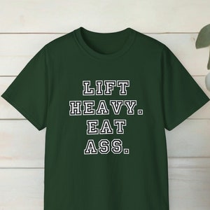 Lift Heavy Eat Ass Shirt, Gay Shirt, Gay Gift, Gay T-shirt, LGBT Shirt, Gay Pride, Gay Fashion, Funny Gay Shirt, Pride Month Shirt