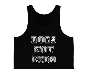 Dogs Not Kids Tank Top: Funny Gay Pride LGBT Fashion