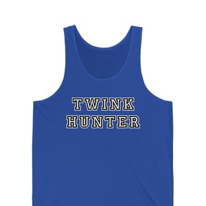 Twink Hunter Tank Top, Gay Tank Top, Gay Shirt, Pride Tank Top, LGBT Shirt, Gay Pride, Funny Gay Shirt, Pride Month Tank Top