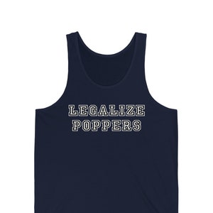 Legalize Poppers Tank Top, Gay Tank Top, Gay Shirt, Pride Tank Top, LGBT Shirt, Gay Pride, Funny Gay Shirt, Pride Month Tank Top