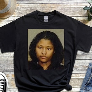 Nicki Minaj Mug Shot Shirt, Nicki Minaj Tour Merch, Nicki Mugshot Shirt, Nicki Minaj Tshit, Premium Unisex Shirt, Nicki Minaj Shirt image 1