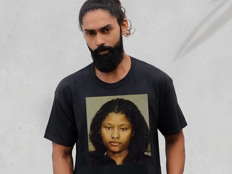 Nicki Minaj Mug Shot Shirt, Nicki Minaj Tour Merch, Nicki Mugshot Shirt, Nicki Minaj Tshit, Premium Unisex Shirt, Nicki Minaj Shirt image 7